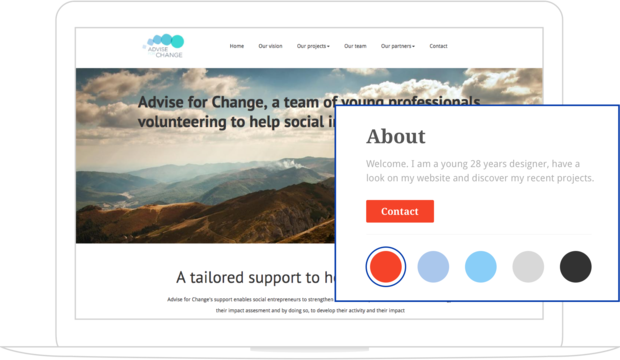 Design your website as you want with Orson.io